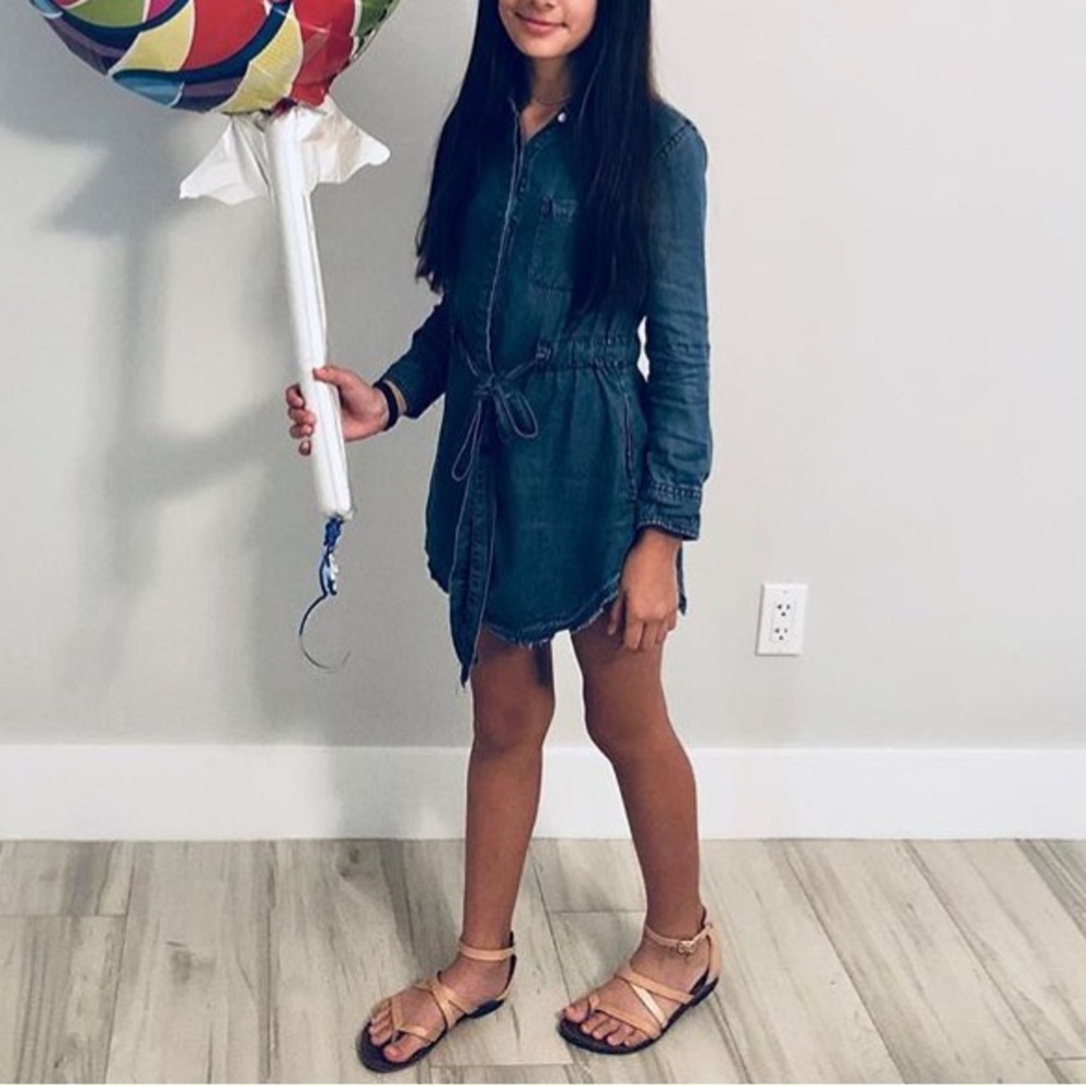 A beautiful denim dress from Nordstrom